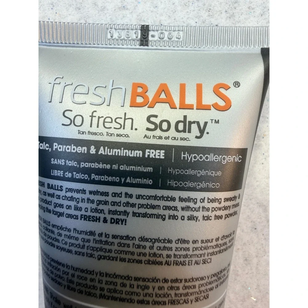 Fresh Body Fresh Balls Hygiene For Groin Area Anti-Chafing Cream 3.4oz 100ml New